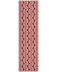 LOOMLAN Rugs Kairova Red Washable Indoor-Outdoor Rug