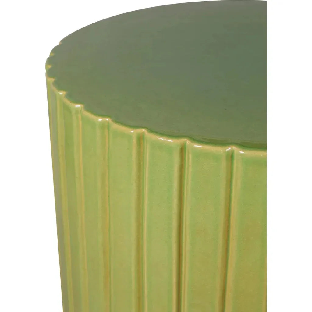 Seasonal Living Kara Accent Table - Green Outdoor End Table