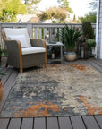 LOOMLAN Rugs Karima Brown Washable Indoor-Outdoor Rug
