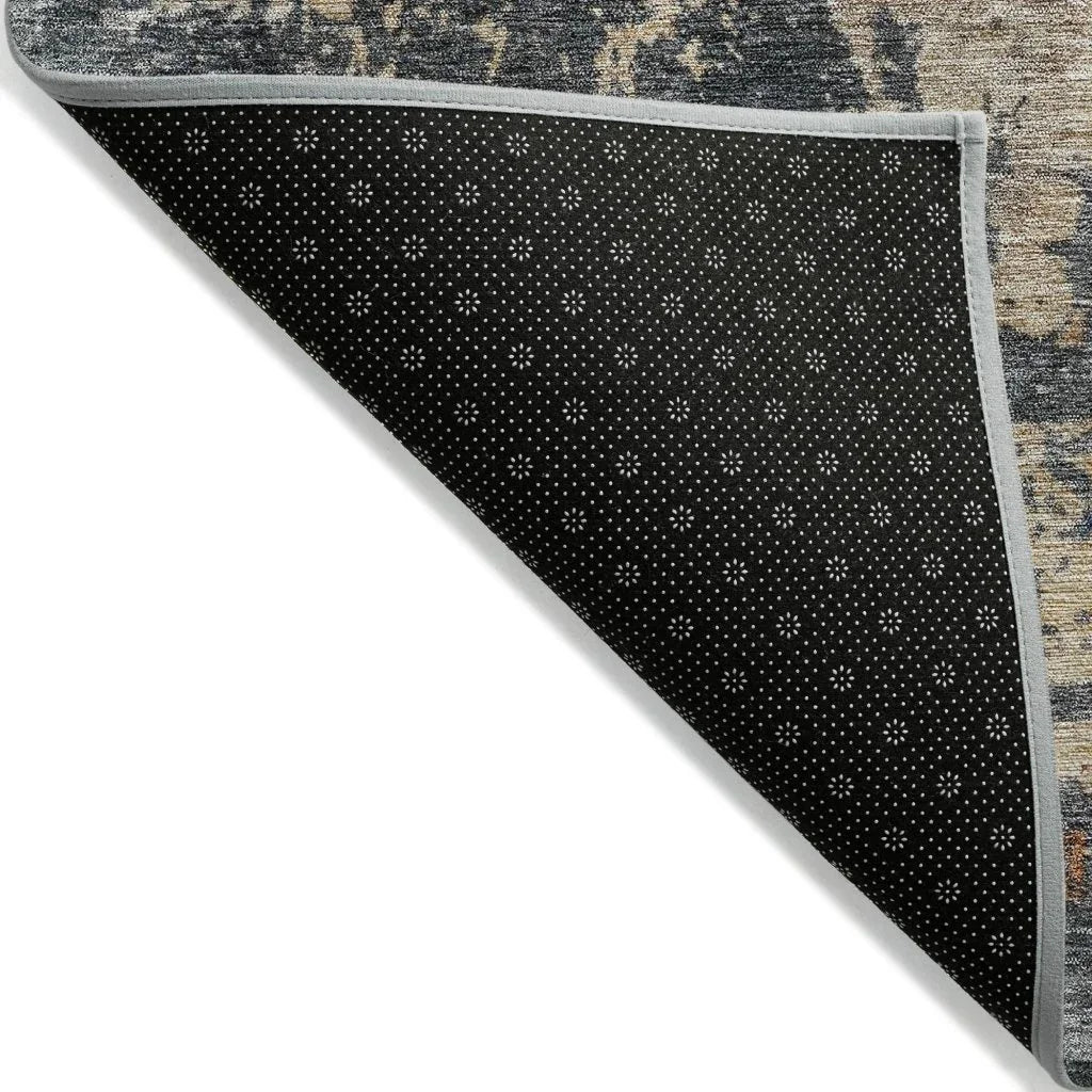 LOOMLAN Rugs Karima Brown Washable Indoor-Outdoor Rug