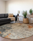 LOOMLAN Rugs Karima Brown Washable Indoor-Outdoor Rug
