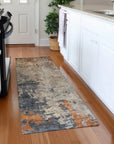 LOOMLAN Rugs Karima Brown Washable Indoor-Outdoor Rug