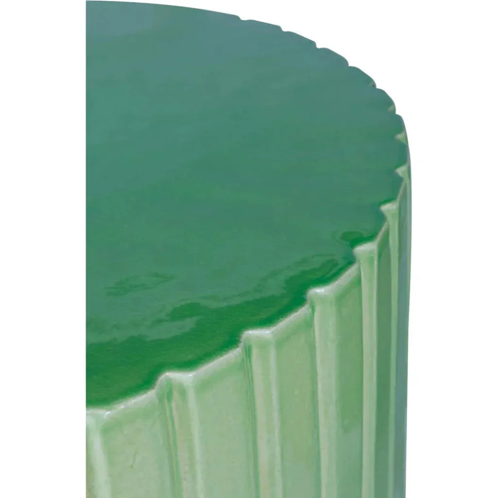 Seasonal Living Katra Green Ceramic Outdoor Coffee Table