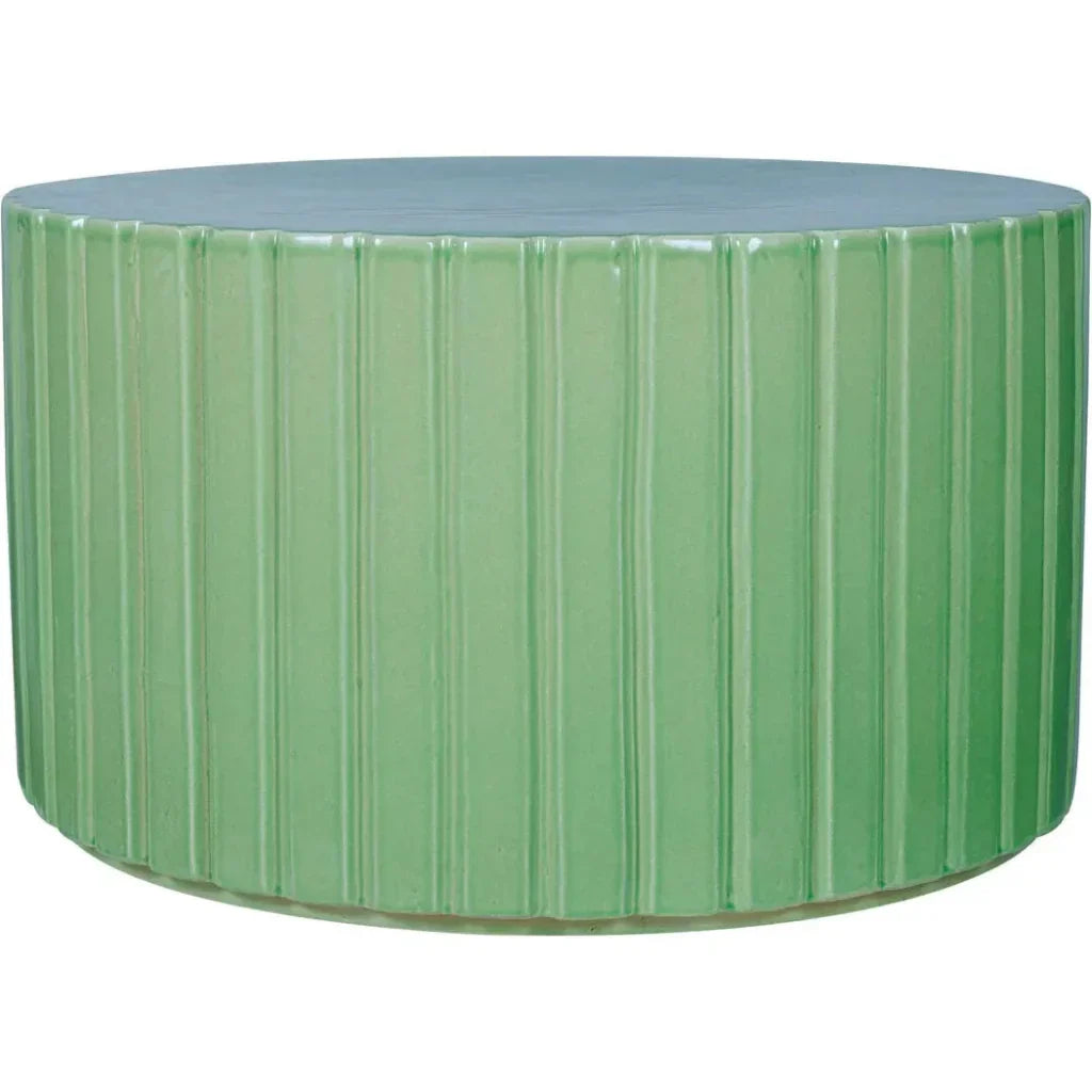 Seasonal Living Katra Green Ceramic Outdoor Coffee Table