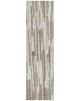 LOOMLAN Rugs Kember Ivory Washable Indoor-Outdoor Rug