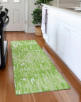 LOOMLAN Rugs Ken Lime Washable Indoor-Outdoor Rug