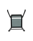 Kendall Sling Bar Height Stacking Cafe Chair - LOOMLAN - Telescope - Outdoor Bar Stools