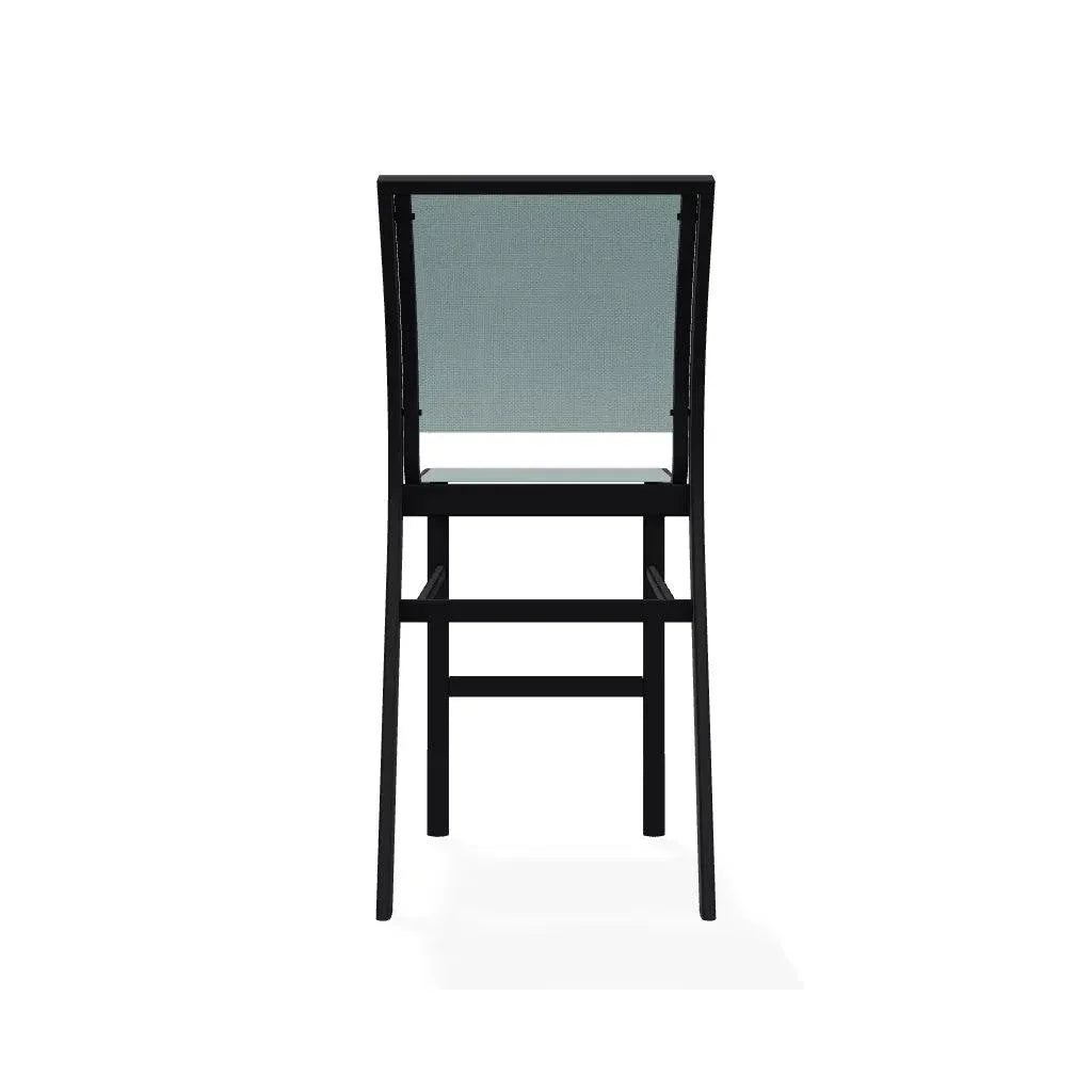 Kendall Sling Bar Height Stacking Cafe Chair - LOOMLAN - Telescope - Outdoor Bar Stools