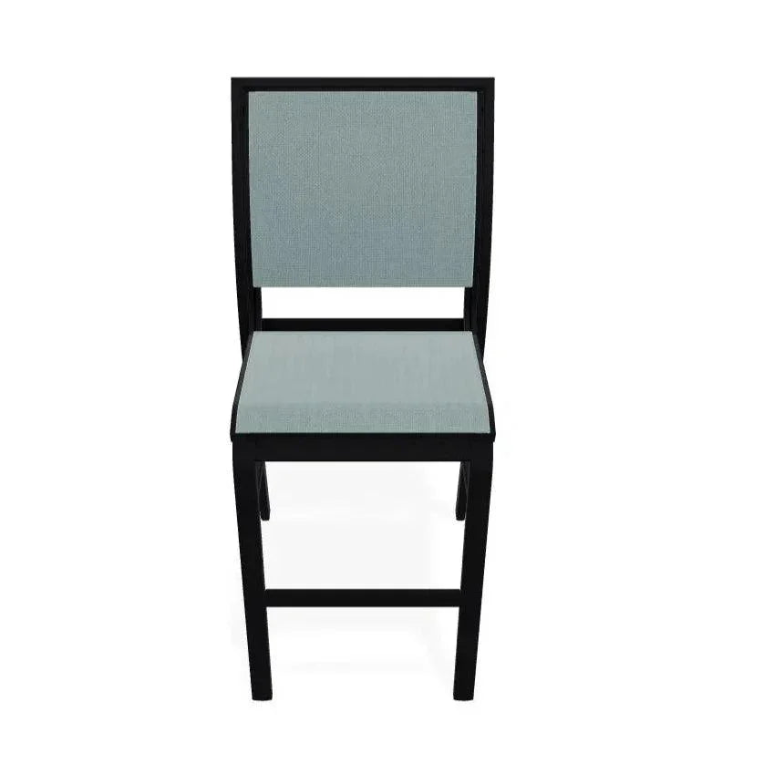 Kendall Sling Bar Height Stacking Cafe Chair - LOOMLAN - Telescope - Outdoor Bar Stools