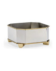Kensington Nickel Eight Sided Planter - LOOMLAN - Chelsea House - Planters