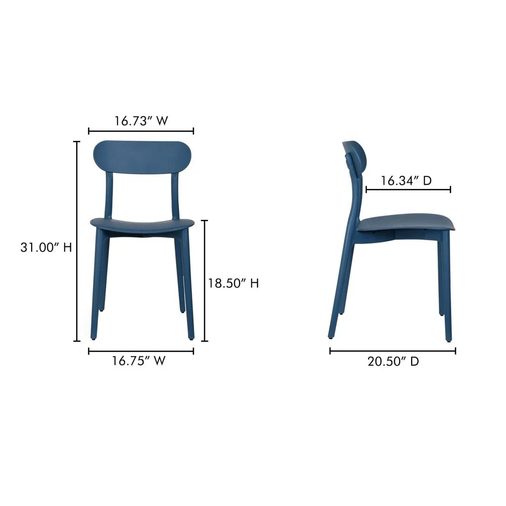 Kent Durable Outdoor Dining Chair (Set Of 2) - LOOMLAN - Moe&#39;s Home - Outdoor Dining Chairs