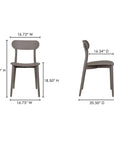 Kent Durable Outdoor Dining Chair (Set Of 2) - LOOMLAN - Moe's Home - Outdoor Dining Chairs
