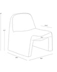 Kessel Lounge Chair Cream Concrete - LOOMLAN - SUNPAN - Outdoor Lounge Chairs