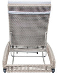 Keys Pool Chaise 2PC Light Gray Outdoor Lounge Sets - LOOMLAN - Seasonal Living - Outdoor Lounge Sets