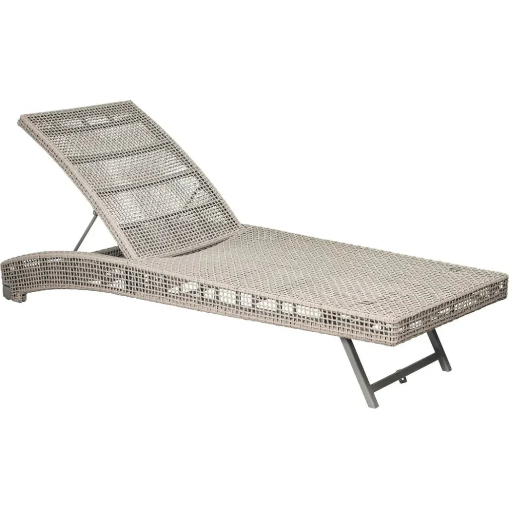 Keys Pool Chaise 2PC Light Gray Outdoor Lounge Sets - LOOMLAN - Seasonal Living - Outdoor Lounge Sets