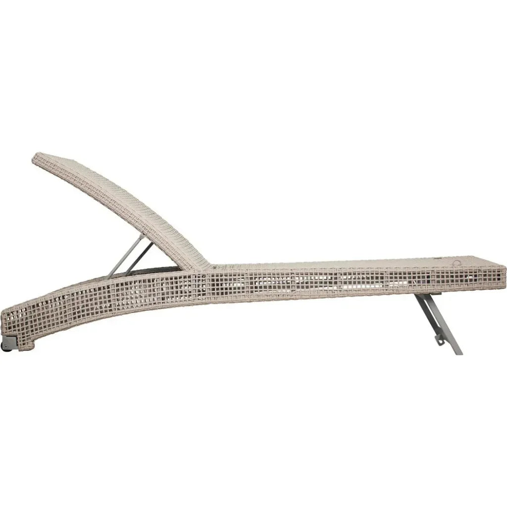 Keys Pool Chaise 2PC Light Gray Outdoor Lounge Sets - LOOMLAN - Seasonal Living - Outdoor Lounge Sets
