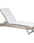 Keys Pool Chaise 2PC Light Gray Outdoor Lounge Sets - LOOMLAN - Seasonal Living - Outdoor Lounge Sets