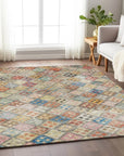 LOOMLAN Rugs Kharma Orange Washable Indoor-Outdoor Rug