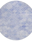 LOOMLAN Rugs Kharma Sky Washable Indoor-Outdoor Rug