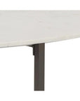 Kiara Steel Framed Marble Coffee Table - LOOMLAN - SUNPAN - Coffee Tables
