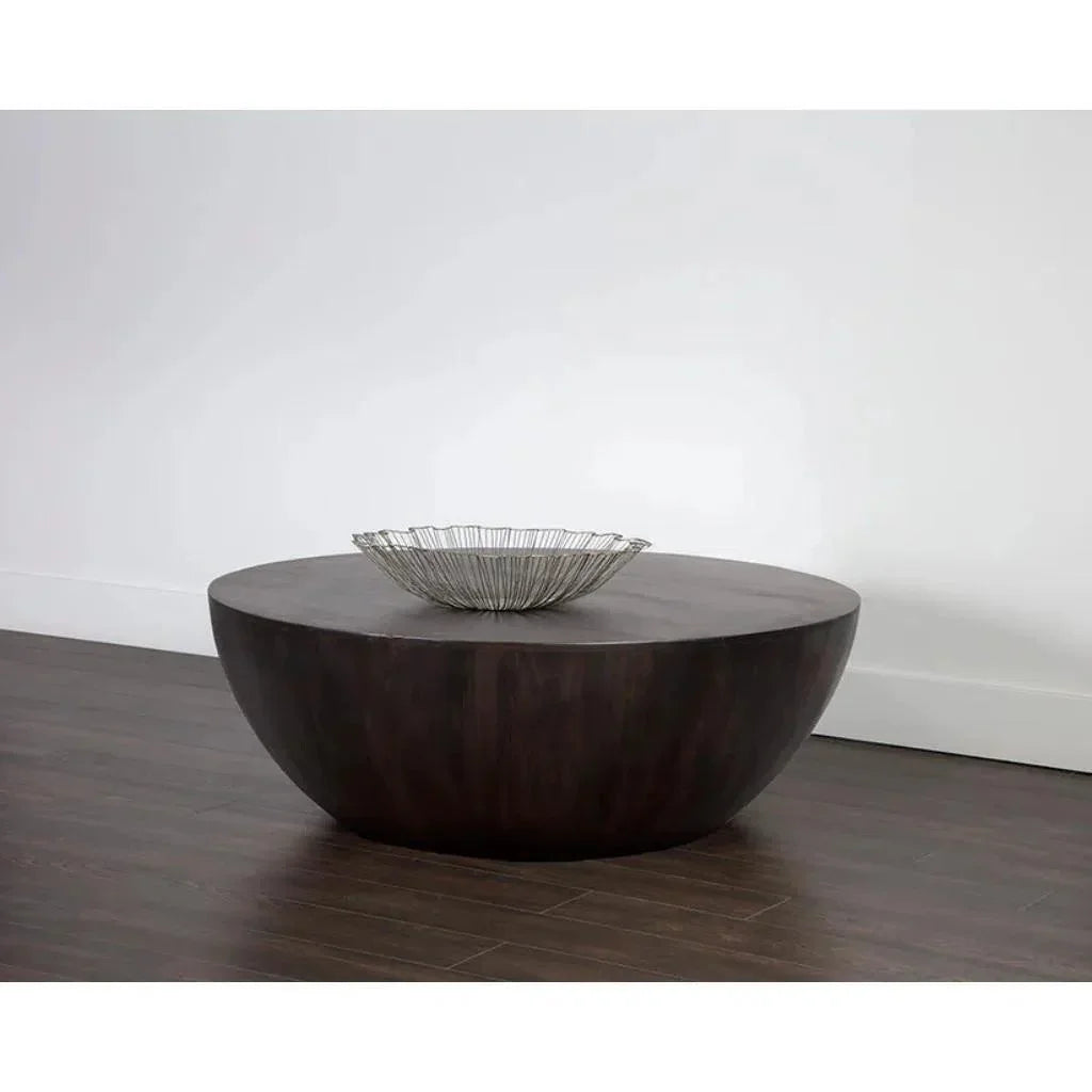 SUNPAN Kinsley Wooden Hand Round Coffee Table
