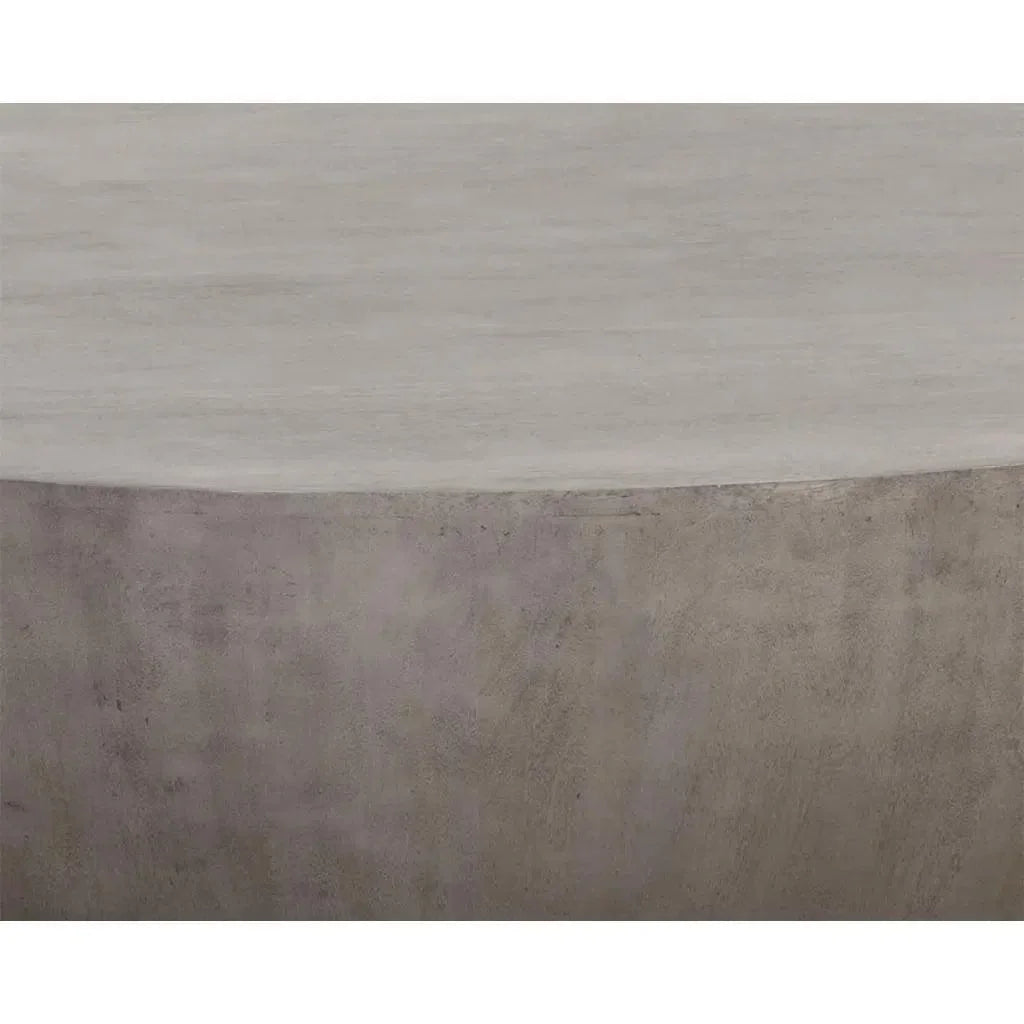 SUNPAN Kinsley Wooden Hand Round Coffee Table