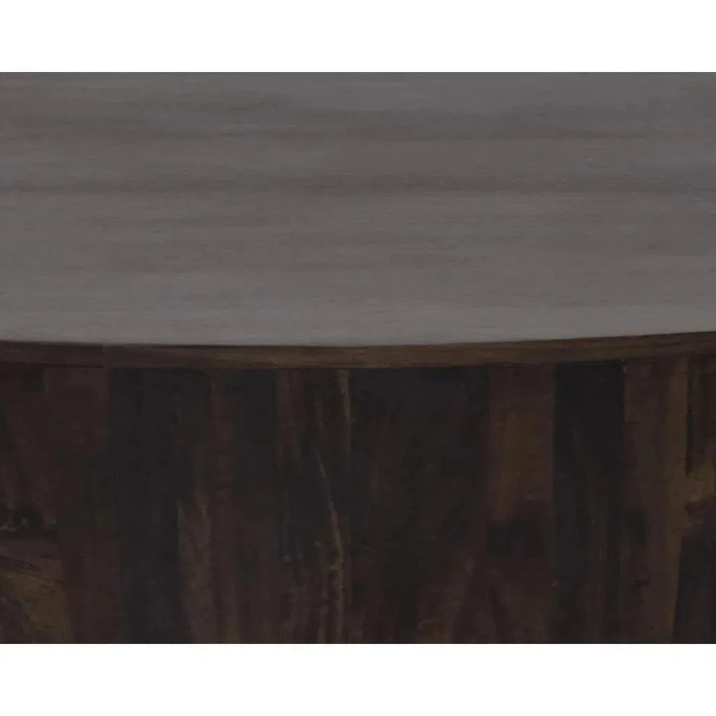 SUNPAN Kinsley Wooden Hand Round Coffee Table