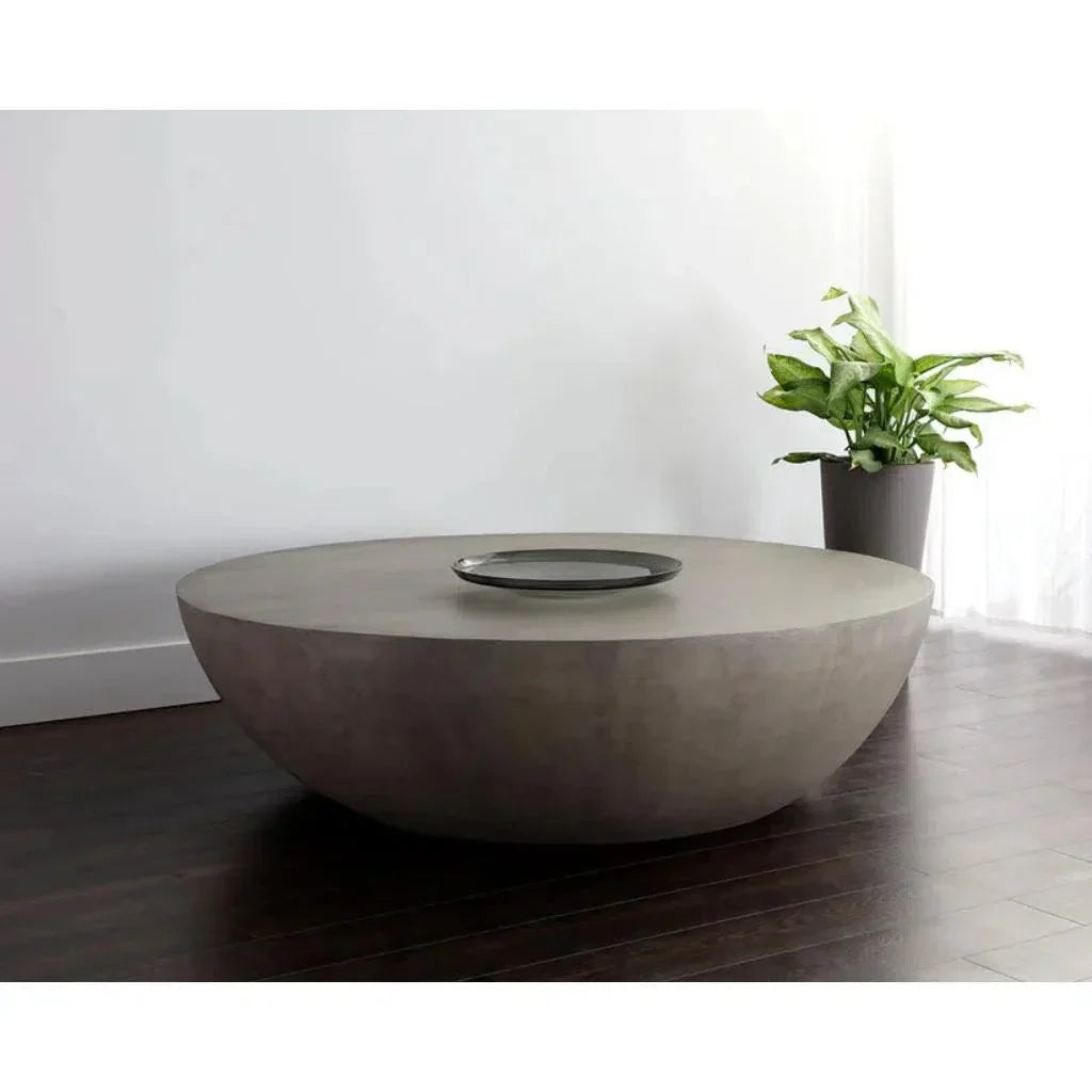 SUNPAN Kinsley Wooden Hand Round Coffee Table