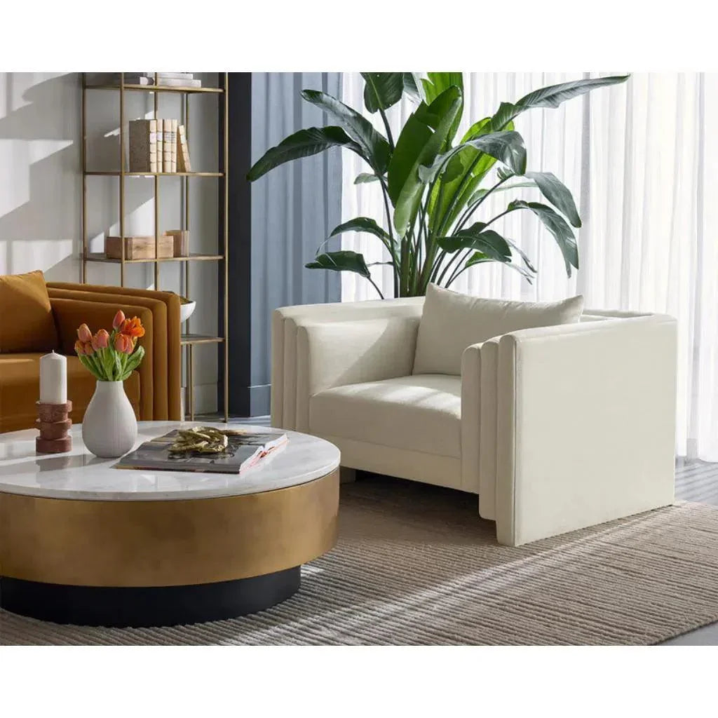 SUNPAN Kira Fabric Modern Styled Armchair