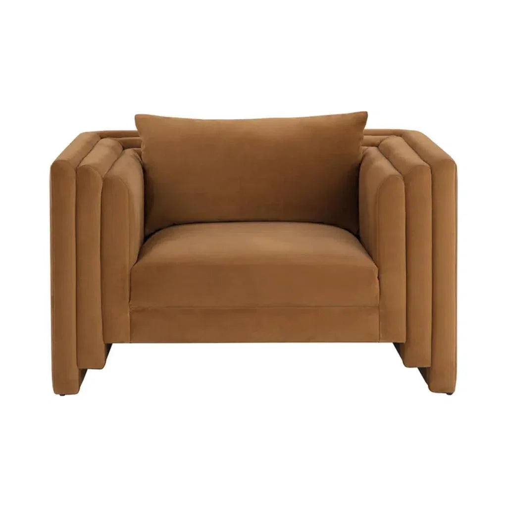 SUNPAN Kira Fabric Modern Styled Armchair