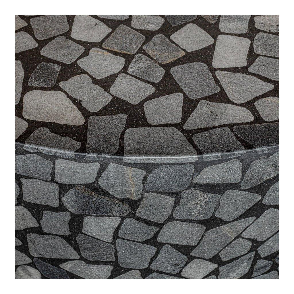 Kiri Black Marble Outdoor Coffee Table - LOOMLAN - Moe&#39;s Home - Outdoor Coffee Tables