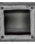 Kiri Black Marble Outdoor Side Table - LOOMLAN - Moe's Home - Outdoor Side Tables