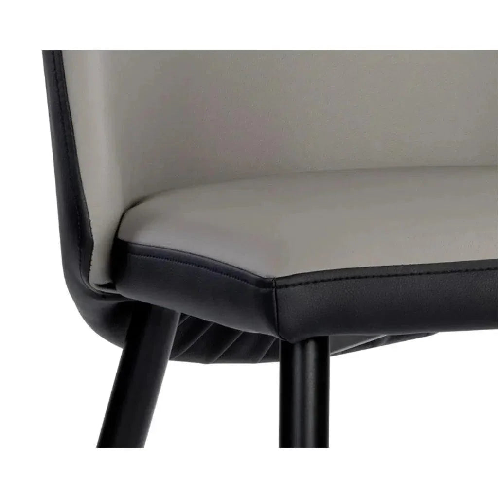 SUNPAN Kline Leather Armless Dining Chair