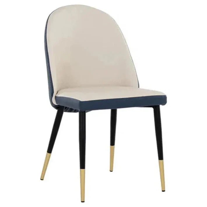 SUNPAN Kline Leather Armless Dining Chair