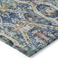 LOOMLAN Rugs Knotra Blue Washable Indoor-Outdoor Rug