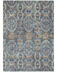 LOOMLAN Rugs Knotra Blue Washable Indoor-Outdoor Rug