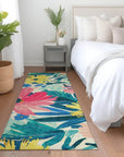 LOOMLAN Rugs Knottia Pink Washable Indoor-Outdoor Rug