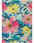 LOOMLAN Rugs Knottia Pink Washable Indoor-Outdoor Rug