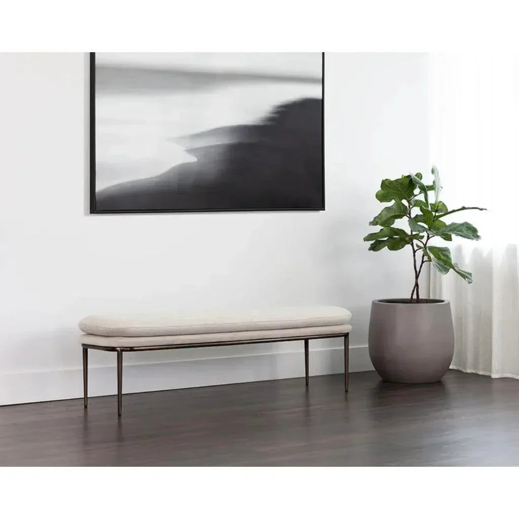 Koffi Backless Bedroom Bench - LOOMLAN - SUNPAN - Bedroom Benches