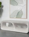 Kurver Bench Concrete Terrazzo for Indoor Outdoor Use - LOOMLAN - SUNPAN - Outdoor Benches
