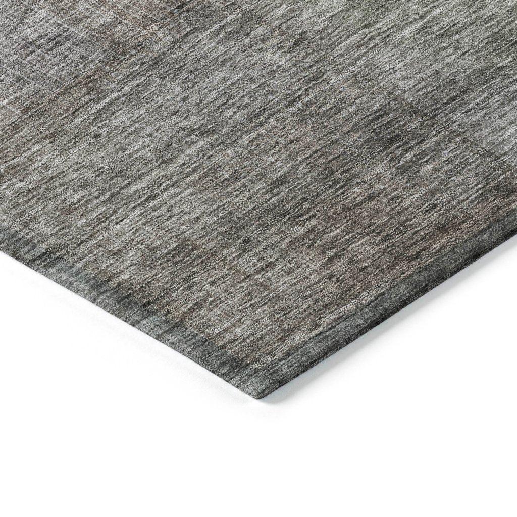 LOOMLAN Rugs Kyra Brown Washable Indoor-Outdoor Rug