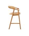 La Costa Teak Patio Barrel Back Bar Armchair - LOOMLAN - HiTeak - Outdoor Accent Chairs
