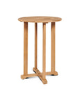 La Costa Teak Patio Round Bar Dining Set 3PC - LOOMLAN - HiTeak - Outdoor Dining Sets