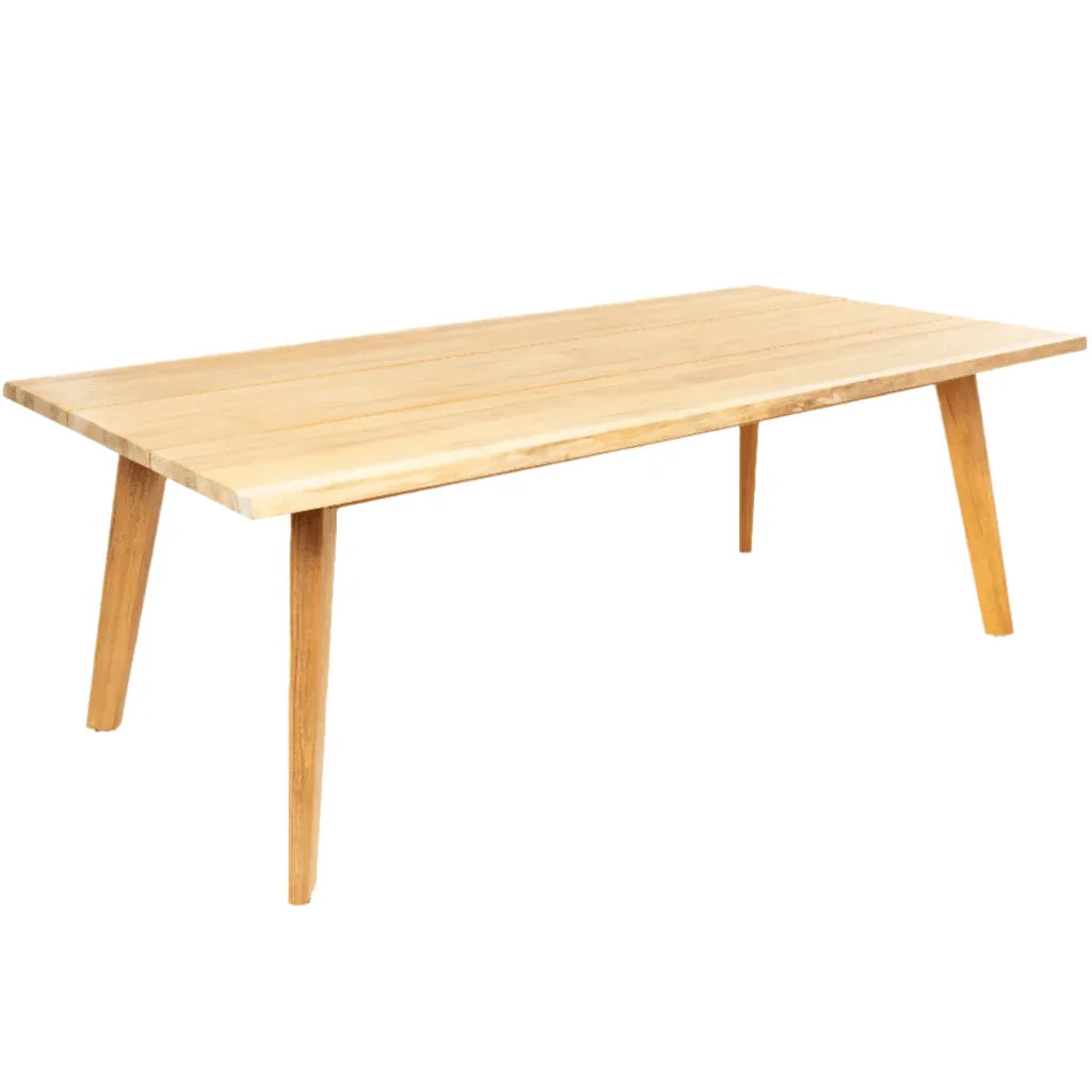 La Costa Teak Patio Wide - Plank Dining Table - LOOMLAN - HiTeak - Outdoor Dining Tables