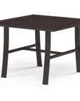 La Jolla Aluminum Square Outdoor End Table - LOOMLAN - Sunset West - Outdoor Side Tables
