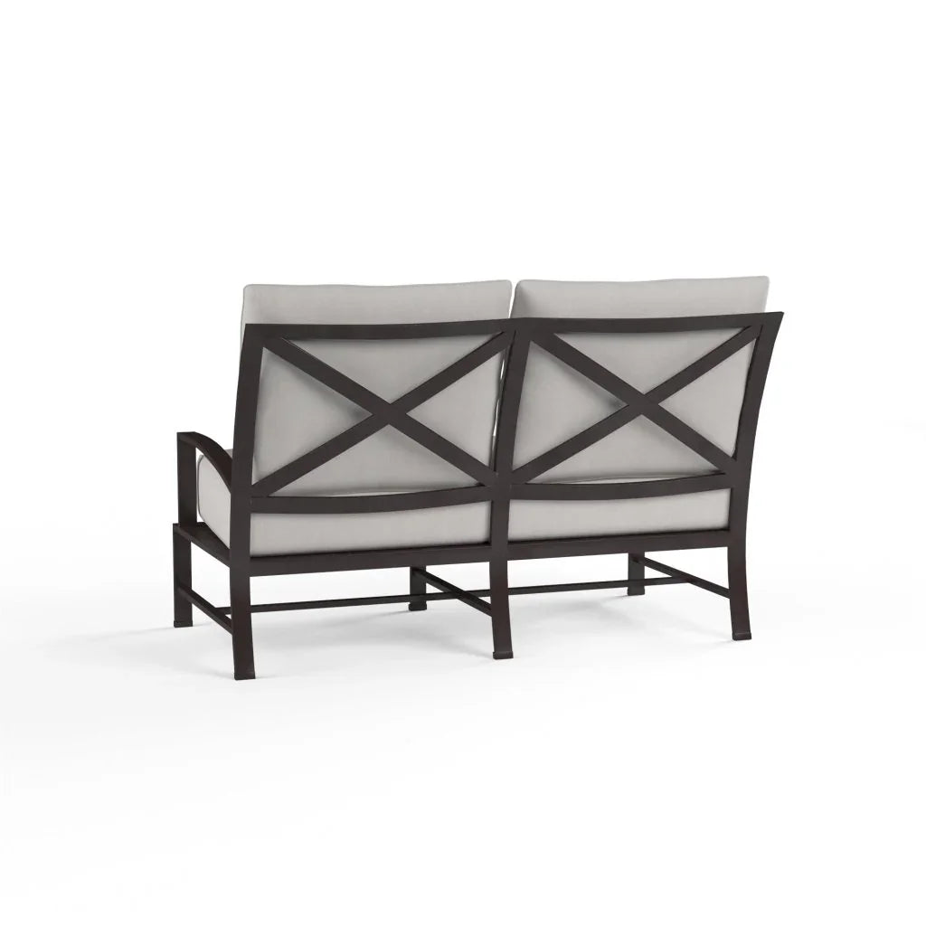 La Jolla Sunbrella Outdoor Loveseat - LOOMLAN - Sunset West - Outdoor Sofas &amp; Loveseats