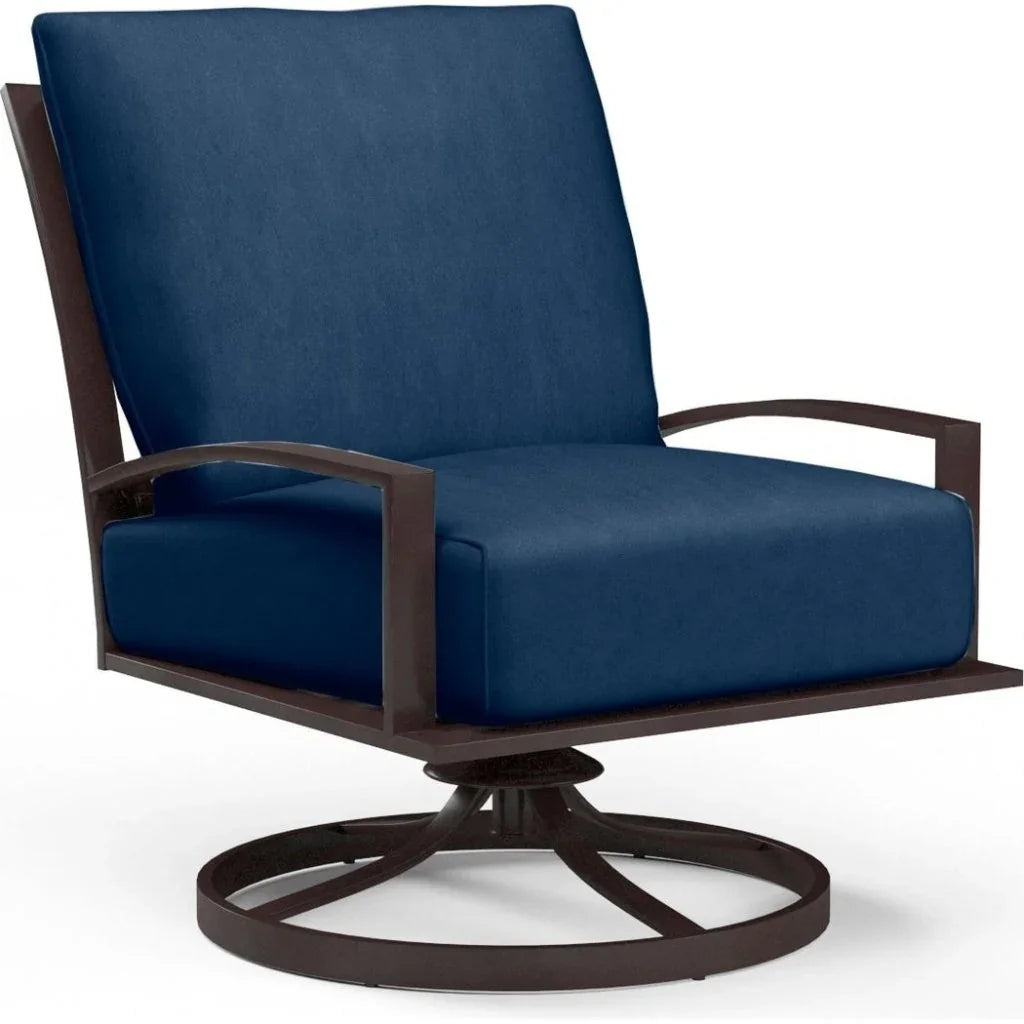 La Jolla Sunbrella Swivel Outdoor Club Chair - LOOMLAN - Sunset West - Outdoor Accent Chairs