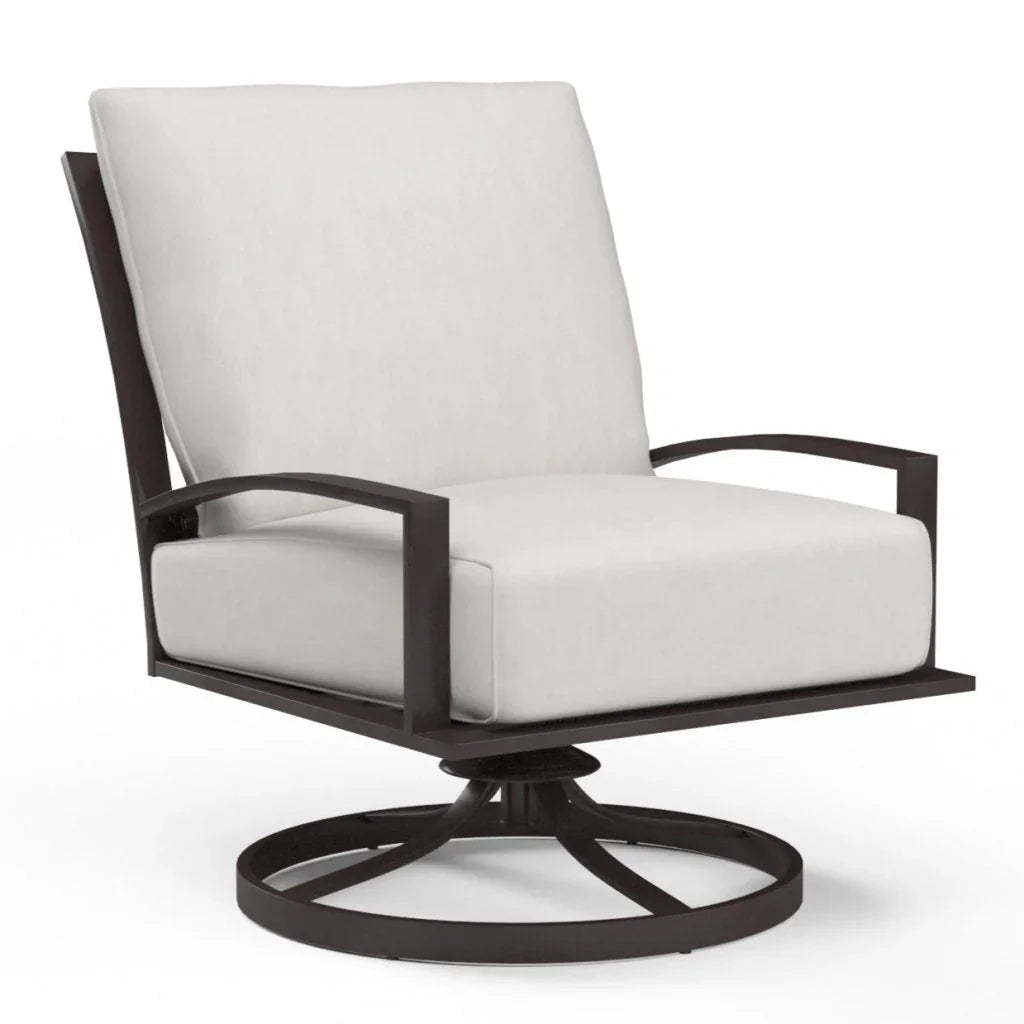 La Jolla Sunbrella Swivel Outdoor Club Chair - LOOMLAN - Sunset West - Outdoor Accent Chairs
