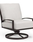La Jolla Sunbrella Swivel Outdoor Club Chair - LOOMLAN - Sunset West - Outdoor Accent Chairs