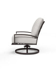 La Jolla Sunbrella Swivel Outdoor Club Chair - LOOMLAN - Sunset West - Outdoor Accent Chairs